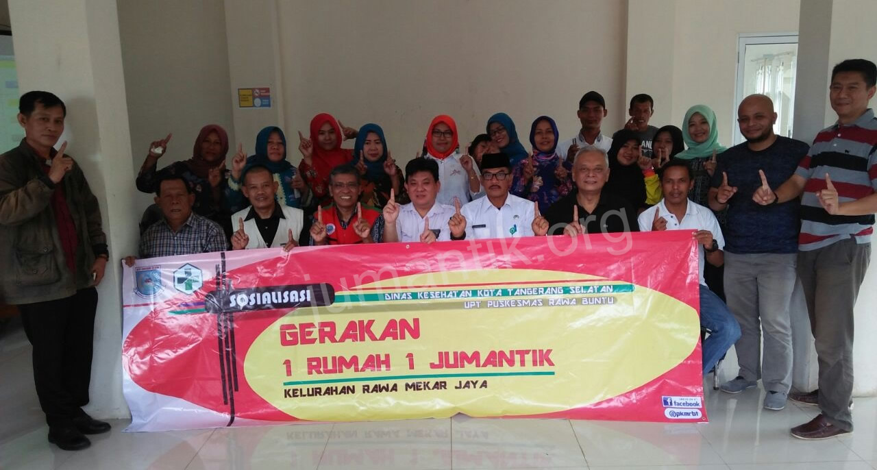 Kepak Jumantik Kecamatan Serpong di mulai dari Rawa Mekar Jaya 1