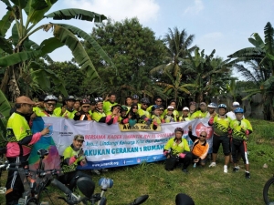 UNIK,  KOMUNITAS SEPEDA RW.  01 Pamulang Barat,  Berburu Jentik